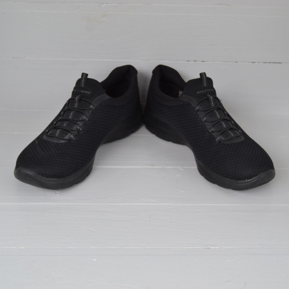 Skechers Women's Summits Sneaker 12980w Black Sz10 wide fit EU40 Memory Foam - Picture 5 of 8
